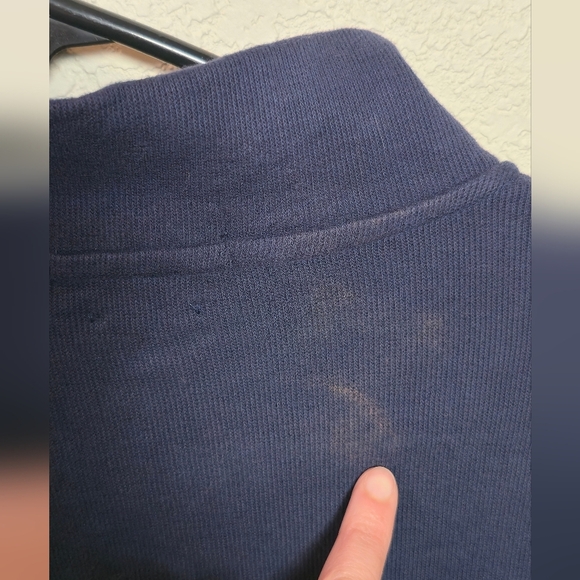 Polo Ralph Lauren Estate Rib Quarter Zip Pullover  Sz Large with a small stain - Picture 8 of 12